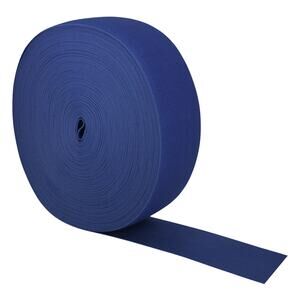 Mandala Crafts Wide 2 Inch Blue Elastic Bands Spool for Pants Waistbands Sewin